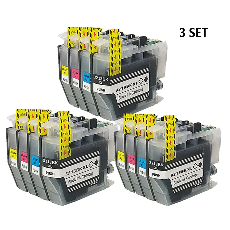 Cartuchos de Tinta Compatíveis para Impressora Jato de Tinta Apto para Irmão Lc3211 Lc3213 Dcp-j772dw Dcp-j774dw Mfc-j890dw Mfc-j895dw - Imagem 5