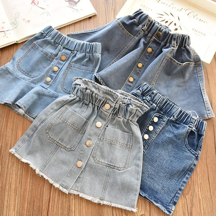 

Baby Girls Tutu Skirt Summer Kids Jean Pettiskirts Children Ballet Solid Skirts For Party Dance Princess Denim Skirts Clothing