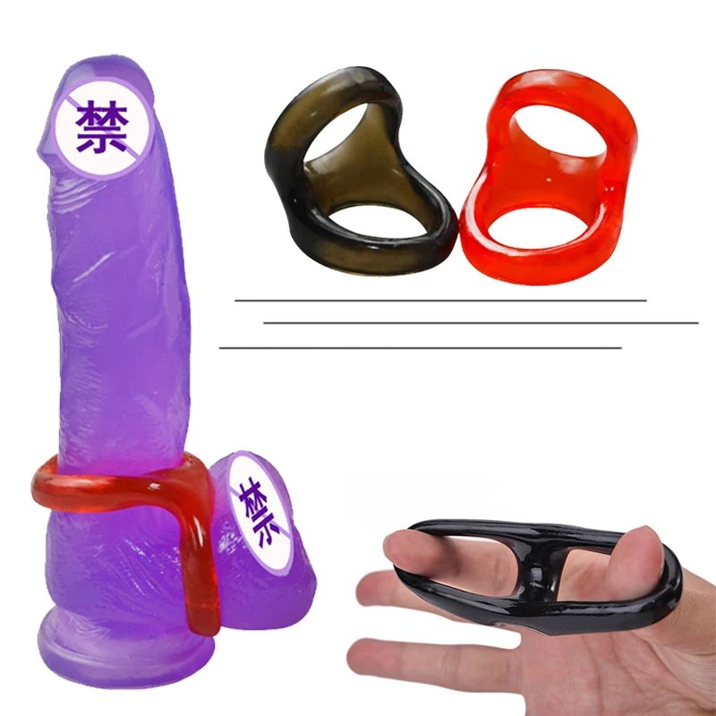 G spot No вибрационное кольцо на член двойное фаллоимитатор для мужчин удлинитель