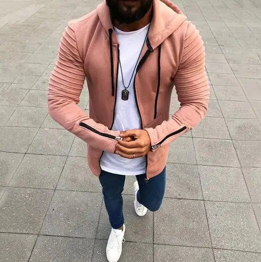Spring Autumn Hoodie Male Cardigan 2018 New Long sleeve hoodies men Zipper Sweatshirt Hoodies Mens Hooded Plus size Coat Jacket | Мужская