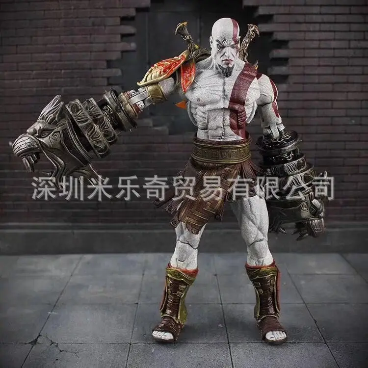 

Anime Peripheral NECA Kratos God of War 3god of War Mobile Toy Garage Kit Model