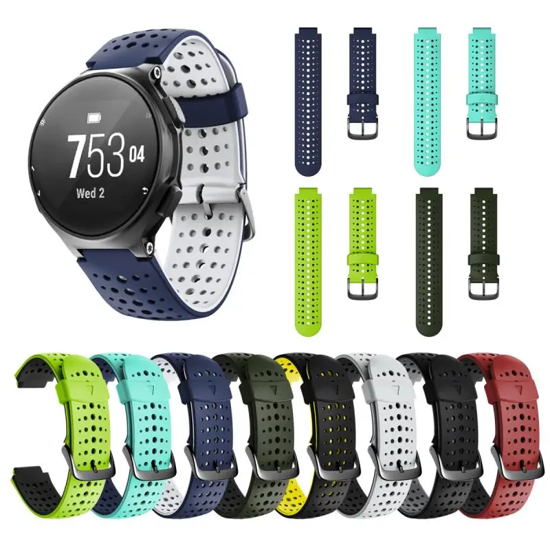 Простой и стильный дизайн стиль мягкий удобный браслет ремешок для Garmin Forerunner 235