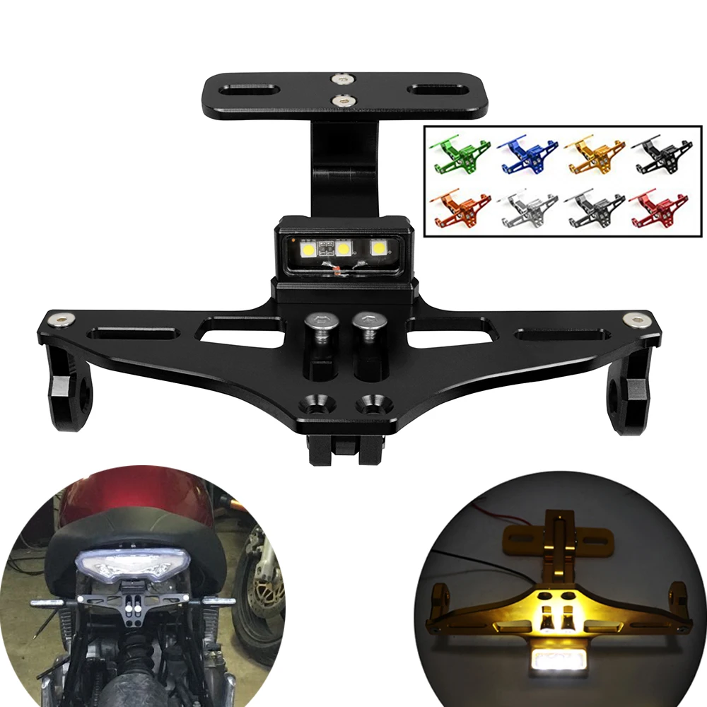 Per Honda Cbr600Rr Cbr1000Rr Cbr 600 F2 F3 F4 Cbr 600 Rr 1000 Rr 900 929Rr 650R Nc750/X Supporto Targa Posteriore Universale