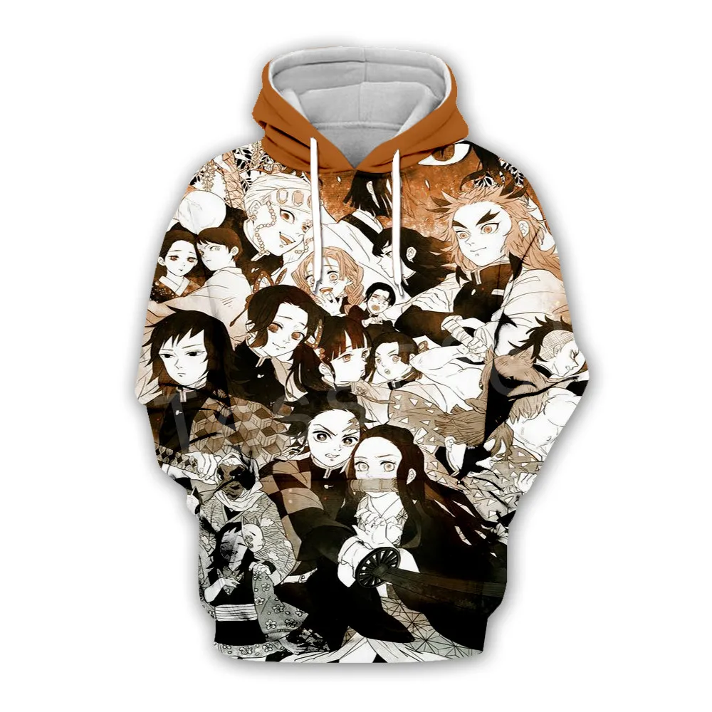 

Tessffel Hot Anime Kimetsu no Yaiba Harajuku Cartoon Colorful Tracksuit 3D Print Hoodie/Sweatshirt/Jacket/shirts Men Women s-18