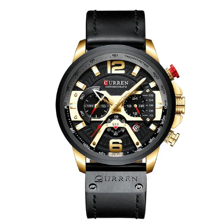 CURREN Men Luxury Brand Sports Watches Military Watch Men Army Leather Male Date Quartz Watch Relog