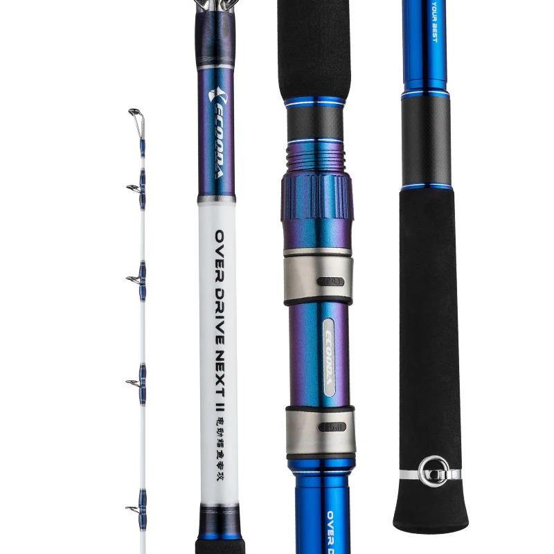 Новая Удочка Cod ECOODA EODN II Deep sea boat rod 200#3,3 м/3,6 м sec 3 Япония Fuji направляющее кольцо телескопическая удочка Chamele