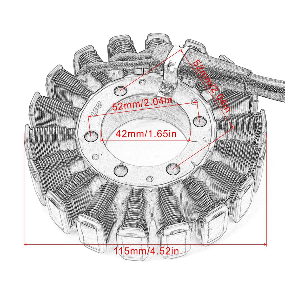 JAER статор мотоцикла катушки для Honda VFR800 2002-2009 31120-MCW-D03