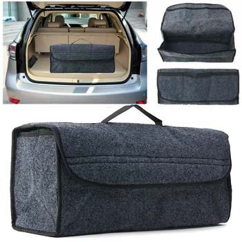 

Car Stuff Trunk Cargo Organizer For Car Folding Caddy Storage Collapse Bag Bin for Car Truck SUV Accessories Car Truck Cover