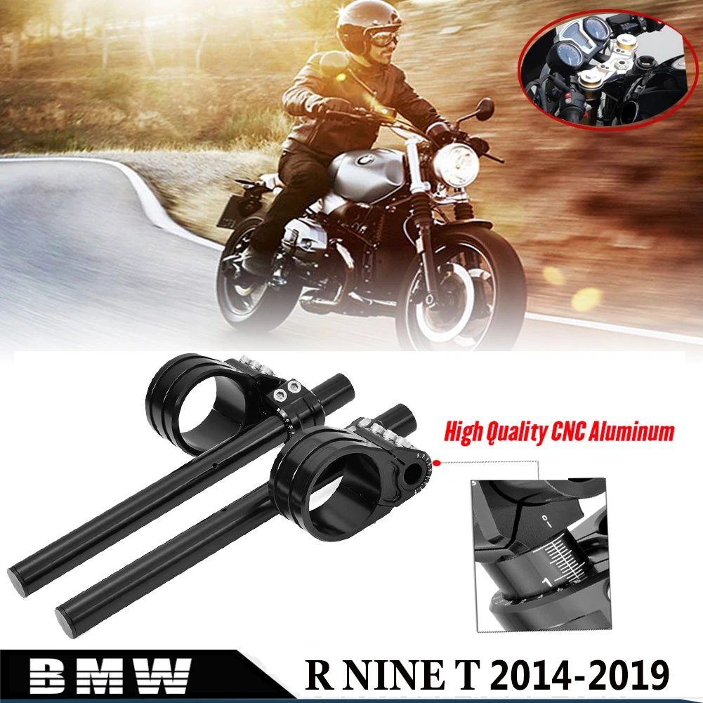 Регулируемые рули для мотоциклов BMW R NINE T гонки с ЧПУ зажим на руль вилки Ons 2014-2020