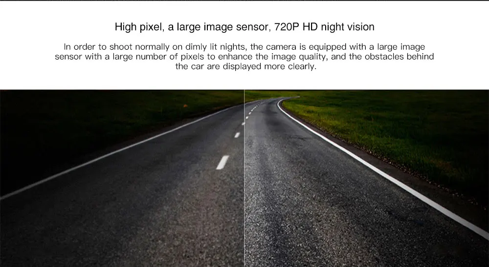 Xiaomi 70mai Car Backup Camera 720P Night Vision IPX7 Waterproof Vehicle Reversing Rear Camera  