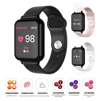 

Fitness Tracker Fitness bluetooth Sport Watch Smart Watch Heart rate Pedometer Sleep Detection Waterproof B57 Smart Bracelet