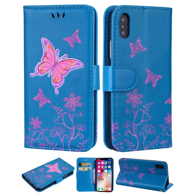 P Smart зеркальный чехол для сумки huawei Nova 3i Honor 10 9 7X 6X 5X Y5 Y6 Y9 Чехлы P20 P30 Pro P8 Lite P9 мини P10 DP23D - Цвет: Blue B