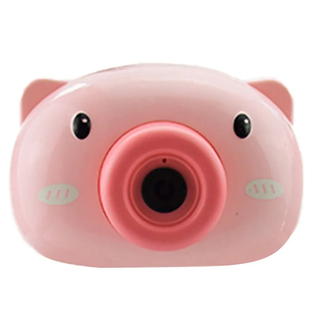 

Children Cartoon Piggy Bubble Machine Automatic Bubble Blowing Camera Light Music Electric Bubble Toy For Children