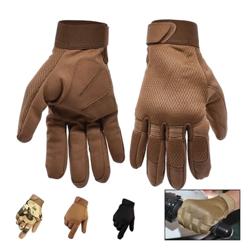 

Motorcycle Gloves Full Finger Leather Outdoor Motocross Motorbike Gloves For Honda CRF250 L M CRF1000L Kawasaki VERSYS 650 ZX11