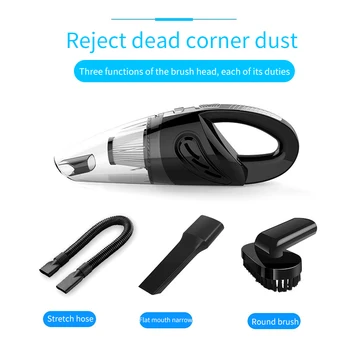 

Convenient USB Wireless Vacuum Cleaner LED Light 5000 Pa Power Dry Wet Portable Handheld Cordless Car Vacuum Cleaner for Home