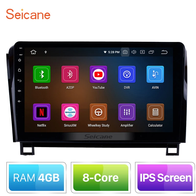 Seicane Android 10.0 IPS 10.1 inch 8-CORE RAM 4GB For 2006-2014 Toyota Sequoia Car GPS Navigation Radio Stereo Head Unit Player |