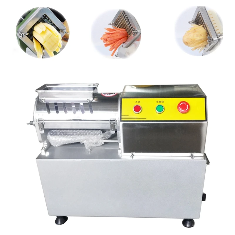 

stainless steel electric potato cutter machine commercial crispy french fries maker slicer cucumbers potato cutting machine