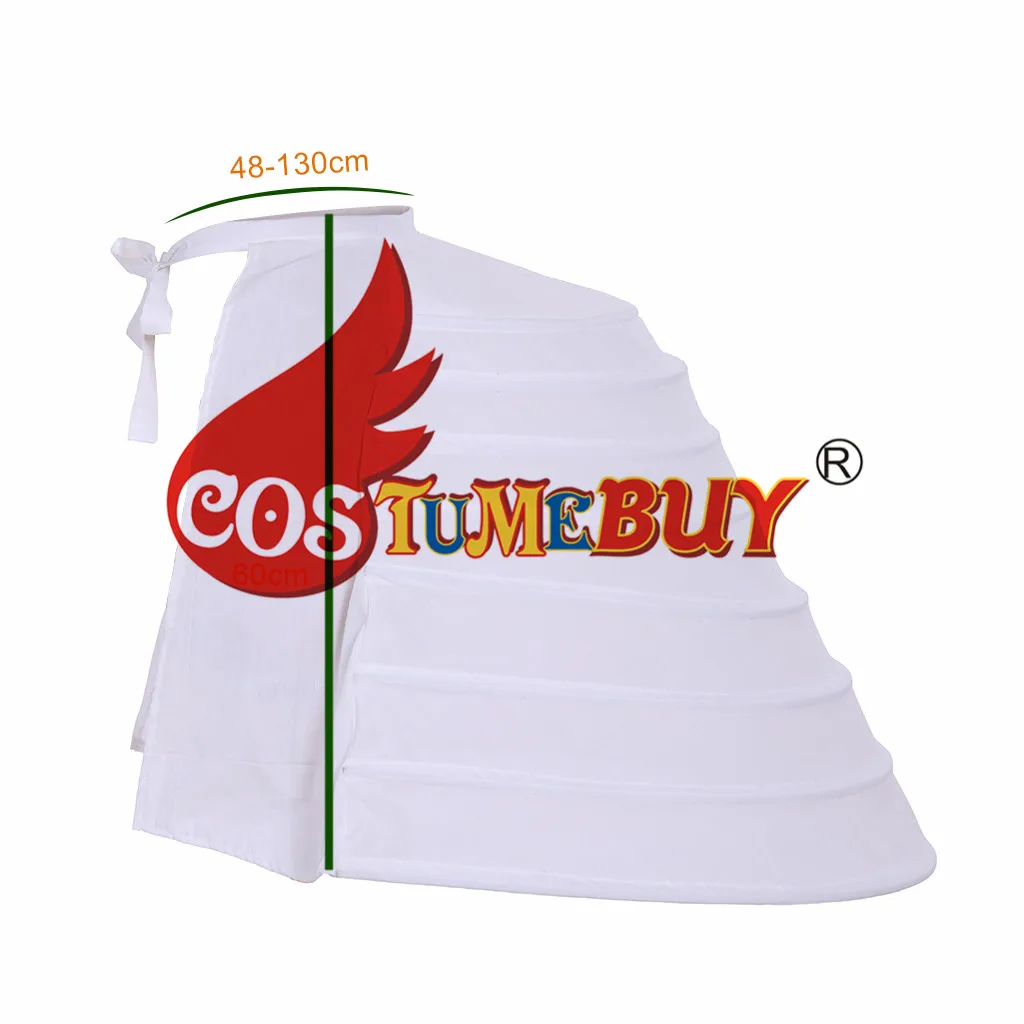 Costumebuy викторианское платье Рококо готическое платье подъюбник средневековый кринолин свадебное платье нижнее белье Jupon Нижняя юбка 8 обруч