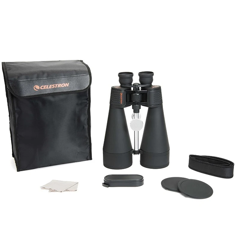 Мощный профессиональный открытый Бинокль Celestron SkyMaster 20x80 BAK4 призма ночного видения астрономический телескоп вид луна