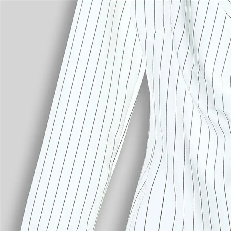 New Fashion Women Dress Turn-down Collar Long Sleeve Buttons Striped Bodycon Casual Office Lady Mini Dress Vestidos 3A26 (10)