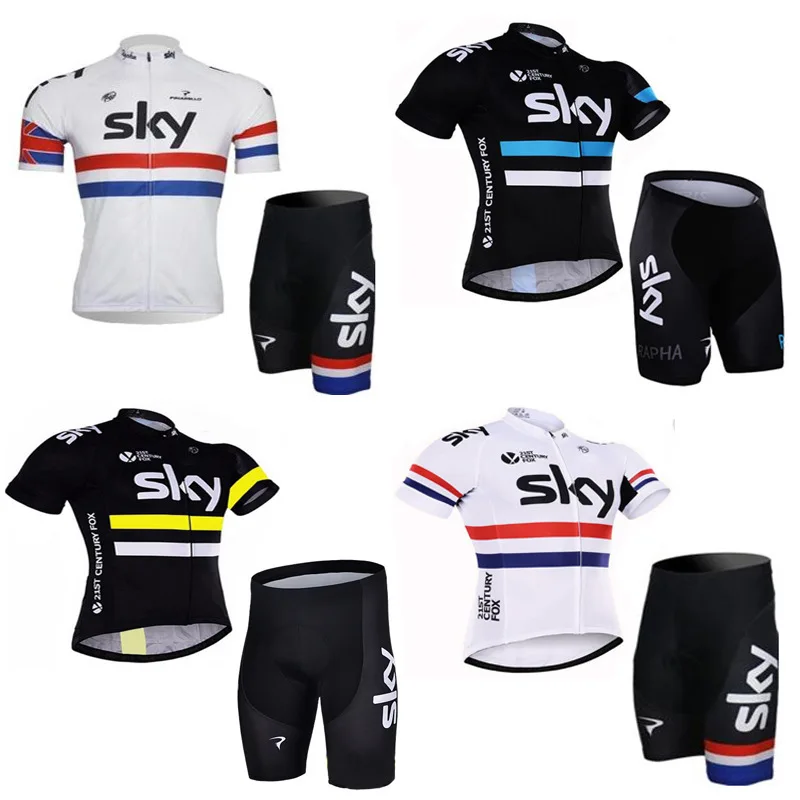 New Style SKY Jersey Short Sleeved Suit Strap Own Mountain Bike Highway Service Hot Selling