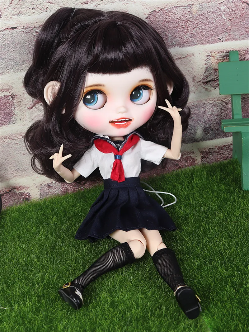 1/6 BJD кукла 19 суставов тело белая кожа мягкие вьющиеся волосы резные Губы Улыбка SD Подарочная игрушка по индивидуальному заказу