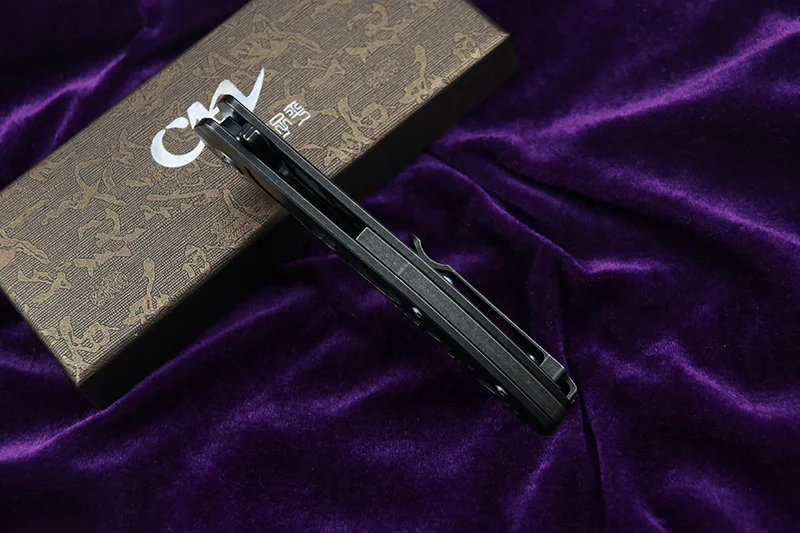 CH3515 Флиппер складной нож S35VN лезвие шарикоподшипники TC4 титановая ручка для кемпинга охотничьи карманные Фруктовые Ножи EDC инструмент