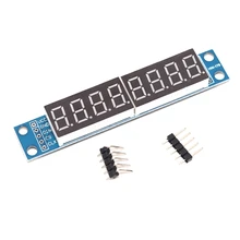 Module de contrôle de l'affichage, LED MAX7219, matrice de points, tube numérique 8 bits, microcontrôleur 3.3 V, 5 V, pilote de série, 7 segments