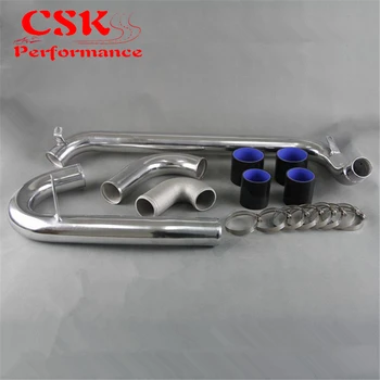 

FRONT MOUNT INTERCOOLER PIPE PIPING KIT FITS FOR MITSUBISHI EVO1 EVO2 EVO 1 2 3 BLACK / BLUE / RED