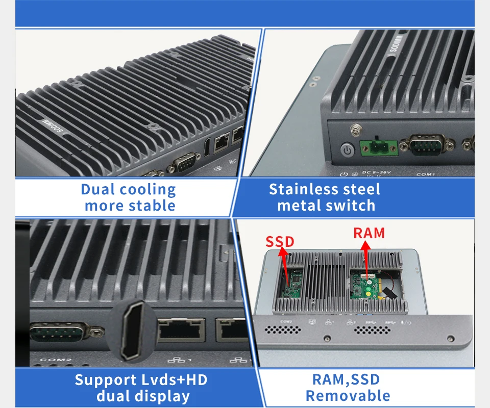 Yanling 15 Inch Industrial All-In-One Computer with Intel Celeron 4205U Processor and Resistive Touch Screen Description Image.This Product Can Be Found With The Tag Names Automotive, Beauty Health, Computers Electronics, Fashion, Home Garden, Online shopping, Phones Accessories, Toys Sports, Weddings Events