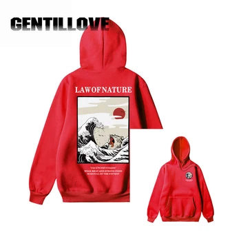 

Autumn Winter Printed Hoodied Sweatshirt Casual Loose Long Sleeve Hoodies Hip Hop Fleece Carton Print Pullovers 2019 Fashion