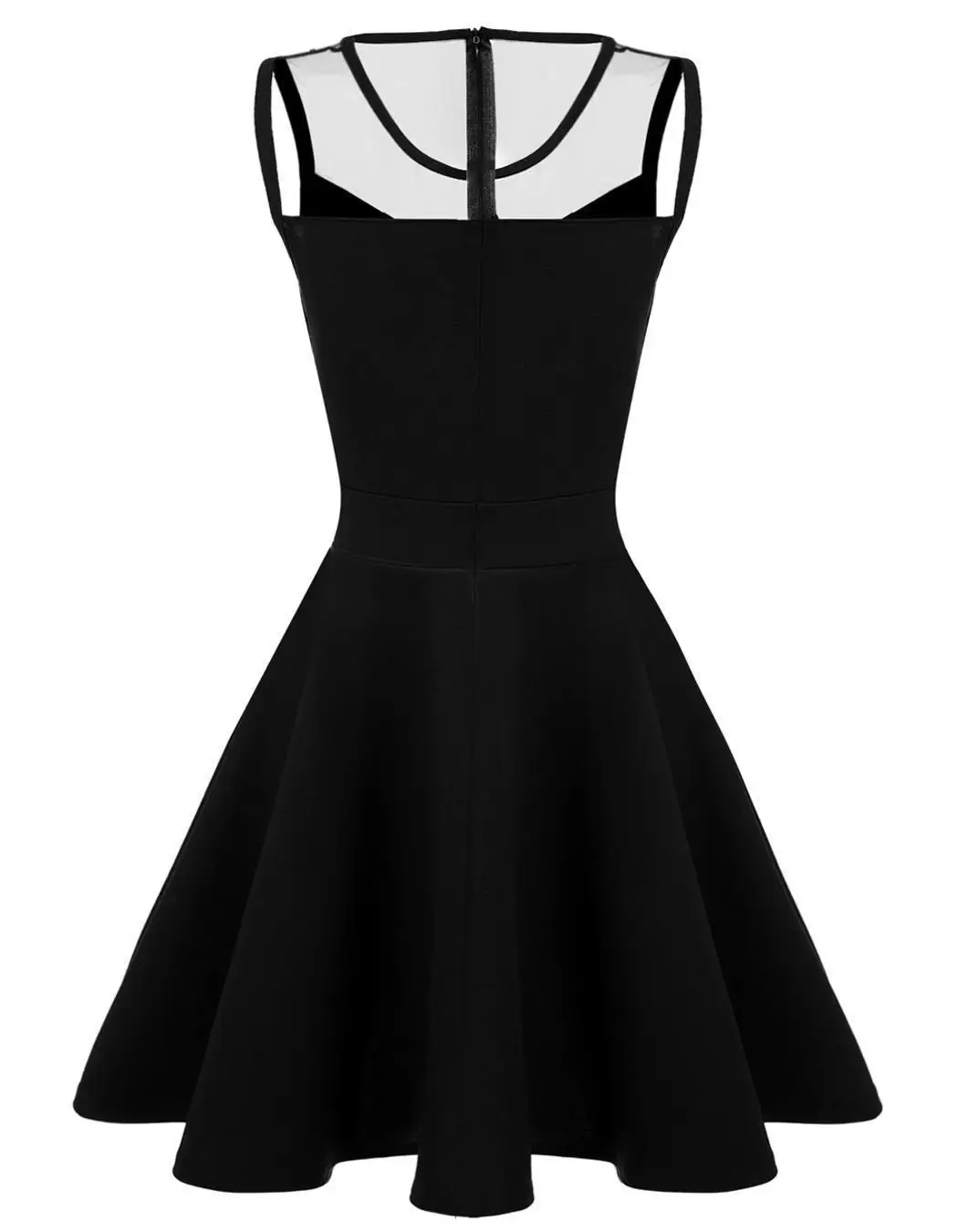 Ceny Madam odzież OWLPRINCESS nowa seksowna bez rękawów biała gaza okrągły kołnierz insight dopasowane sukienki typu big pendulum