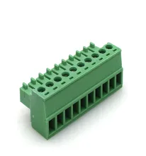 50 pces passo 3.5 15edgk 2edgk pino de ângulo direito 2p 3p 4p parafuso plug-in pcb conector fênmeal bloco terminal pluggable morse