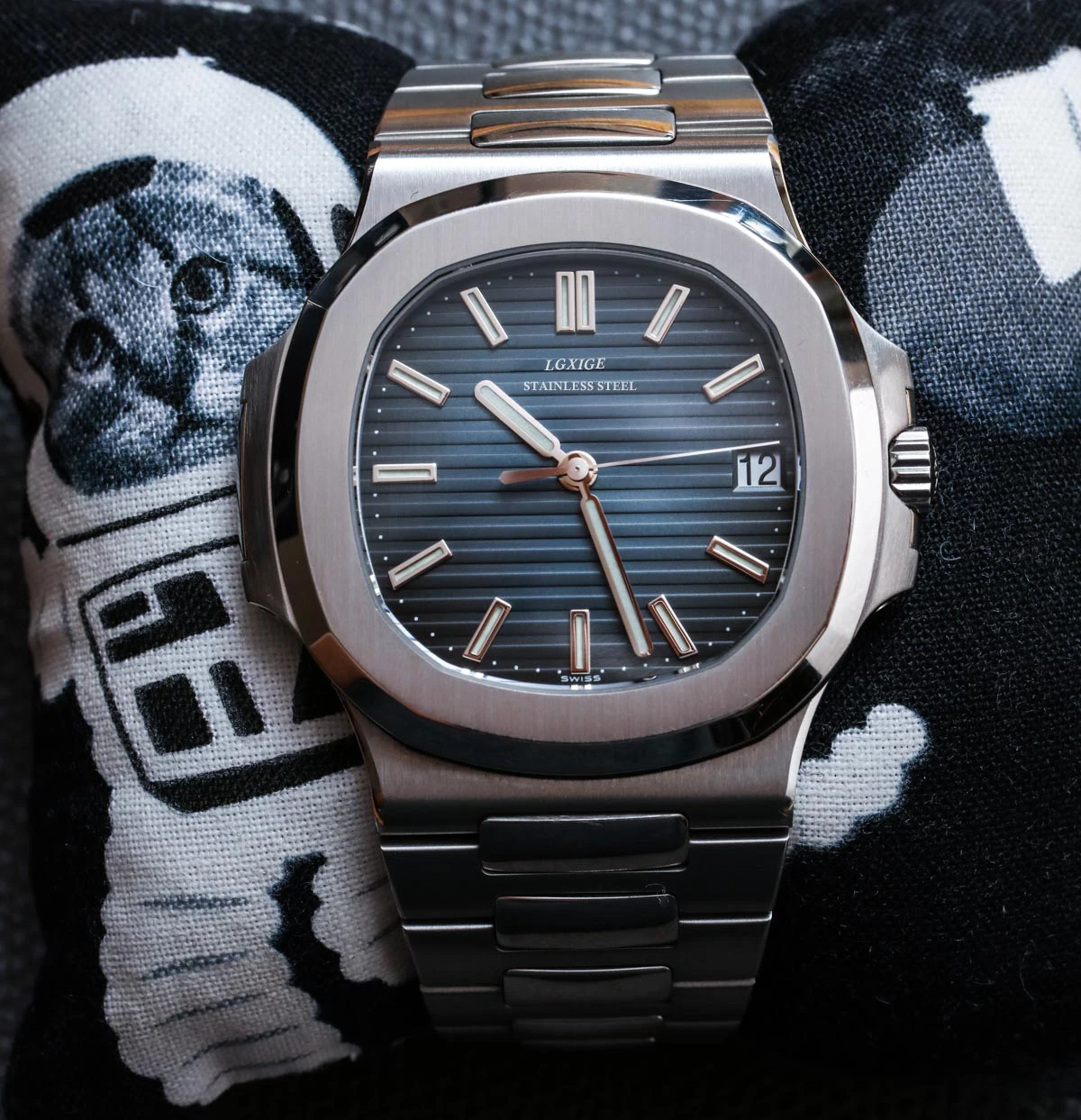 Часы Geneva Nautilus style Miyota с автоматическим механическим механизмом сапфировое стекло
