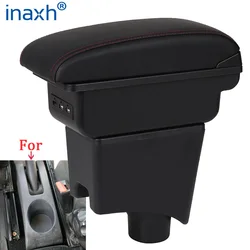 Reposabrazos para coche, caja de almacenamiento para Dacia, Renault, Sandero, Logan 2, Nissan Almera G15, Lada LARGUS, accesorios