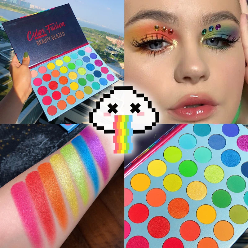 40 Color Rainbow Colorful Eyeshadow Pallete Pigmented Shimmer Matte Gilitter Eye Shadow Palette Cosmetic Metallic Makeup Palette Eye Shadow Aliexpress 40 Color Rainbow Colorful Eyeshadow Pallete Pigmented Shimmer Matte Gilitter Eye Shadow Palette Cosmetic Metallic Makeup Palette Eye Shadow Aliexpress
