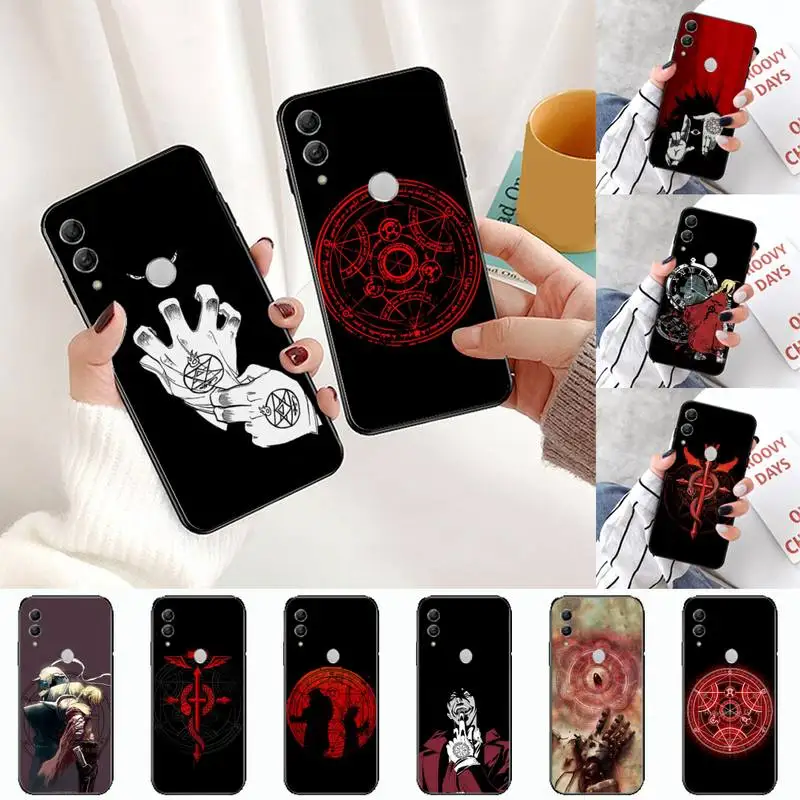 

anime fullmetal alchemist Phone Case For Huawei Enjoy 7 7s 8 8e 9 9e 10 plus P8lite 2017 Honor 5a view9 play 3e