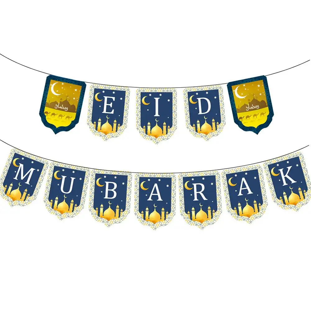 Eid Mubarak баннеры вечерние принадлежности для Ближнего Востока счастливый Рамадан мусульманский фестиваль украшения Mubarak принадлежности Eid Mubarak флаг