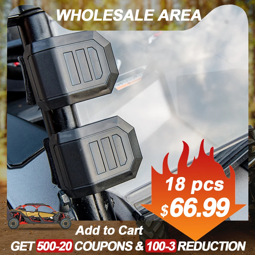 UTV Universal Windshield Window HD Clamp for Can Am Maverick x3 1000