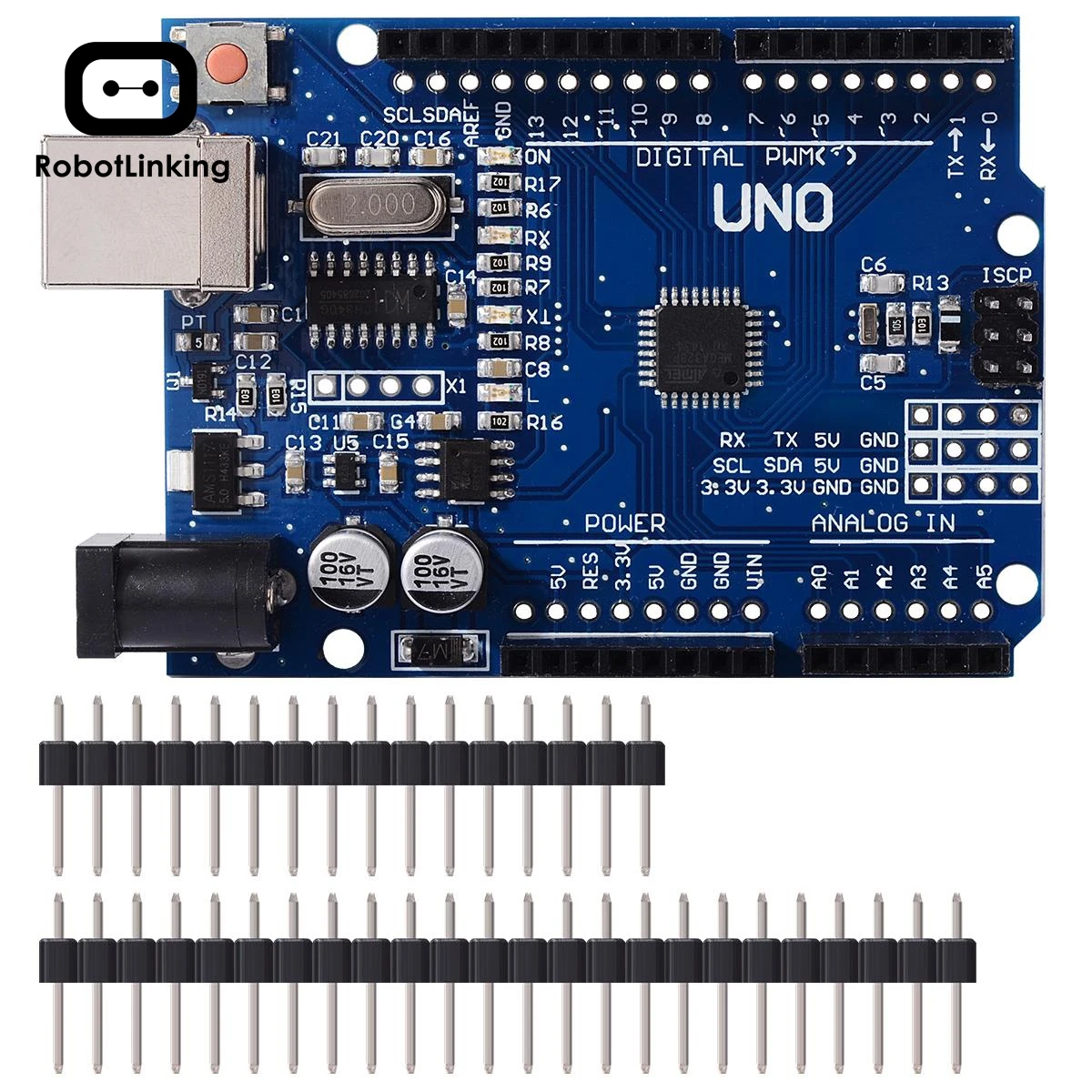 10 шт./лот UNO R3 MEGA328P CH340 CH340G для Arduino + USB кабель Бесплатная доставка|uno r3|uno r3 mega328puno uno |