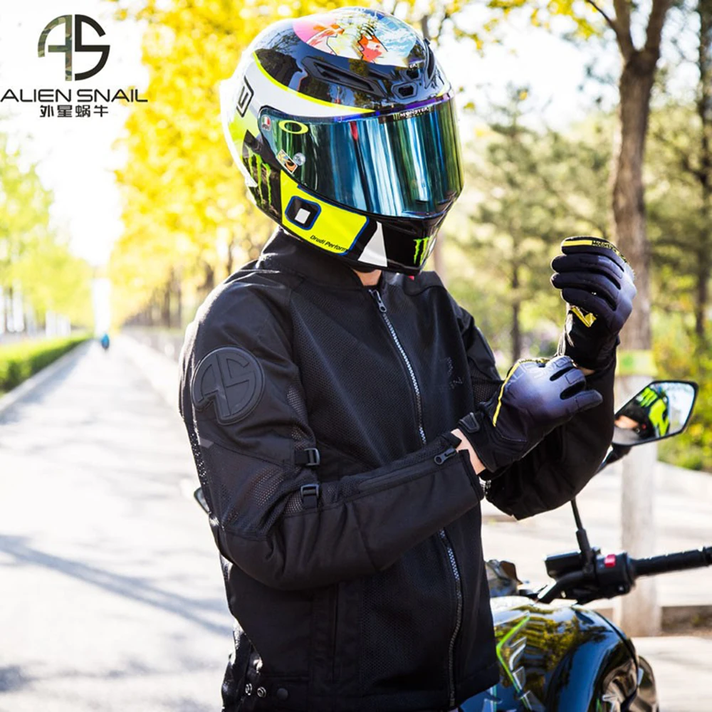 New Motorcycle Jacket Men Motocross Jacket Breathable Moto Jacket Wearable Motorbike Clothing With CE Protection