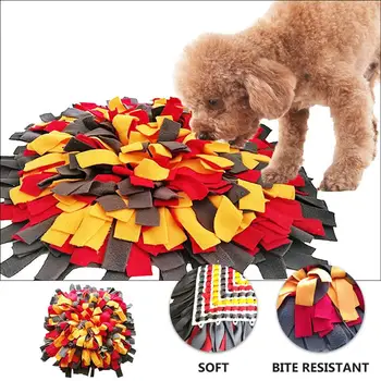 

Bite Resistant Pet Sniffing Mat Colorful Pet Puzzle Mat Dog Snuffle Mat