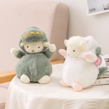 Kawaii – sac à dos en peluche, jouet en peluche, poupée, peluche, dinosaure, licorne, mollet, pendentif clé, cadeau de noël, 23CM 