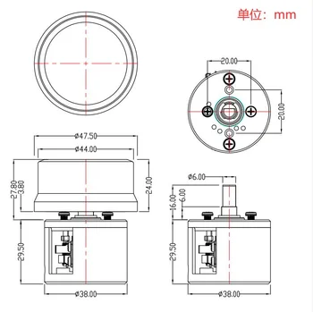 

Make for Hall knob joystick rocker coding disc contactless speed control knob linear output