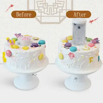 

Surprise Stand Musical Popping Cake Stand Happy Birthday Cake Holder 2 in1New