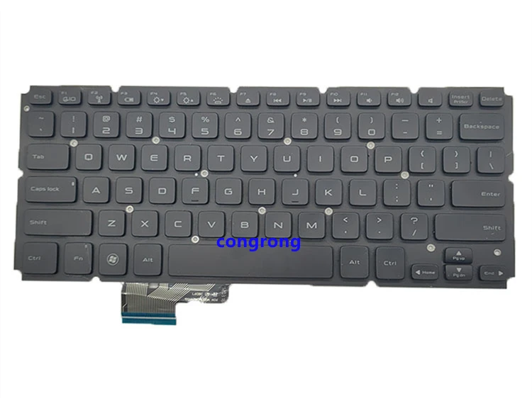 para Dell Xps 14 15 L421x L521x P30g Teclado Portátil Layout Eua com Retroiluminação
