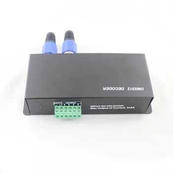 

DMX512 Controller decoder 3Channels 8A for RGB LED strip 12V-24V DC