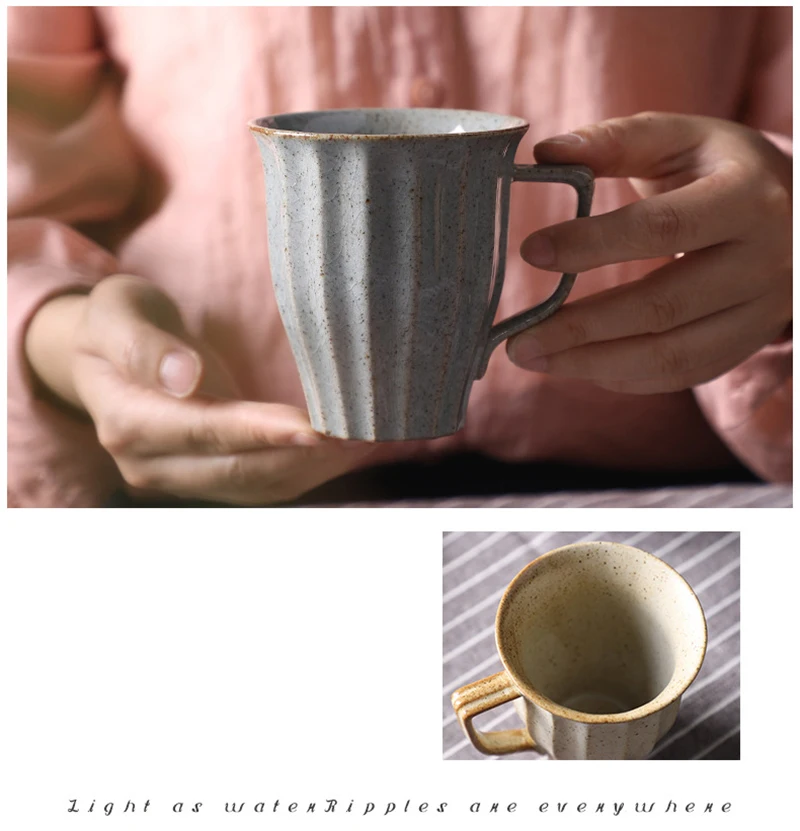 JOUDOO японский дзен церемония грубая керамика кофейная чашка винтажная ручная работа кофейная посуда чашка молоко чай чашка кружка для питья