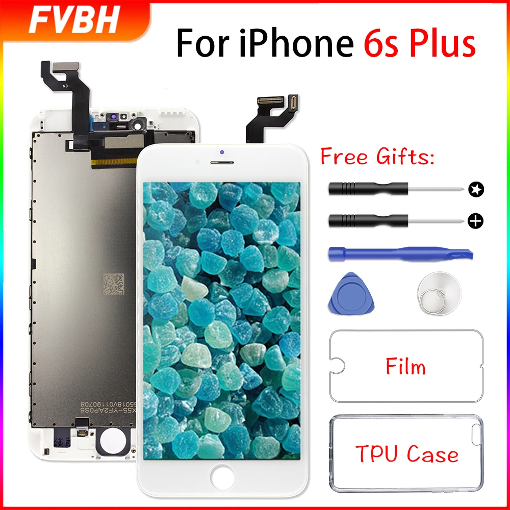 Класс AAAA + LCD Замена для iPhone 6s Plus 3D сенсорный дигитайзер сборка экрана без битых