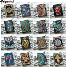 Dispaint A5 блокноты 5D DIY алмазная живопись специальная форма Дневник Книга Алмазная вышивка крестиком Стразы Декор подарок